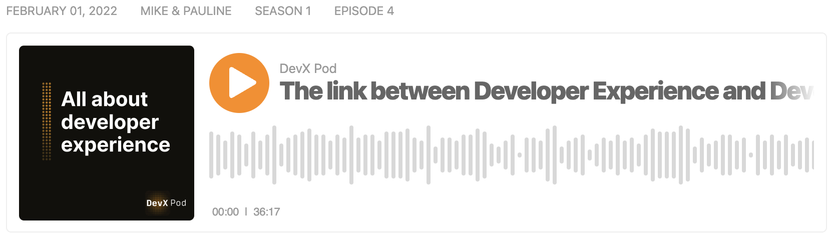 DevX Podcast Episode 1