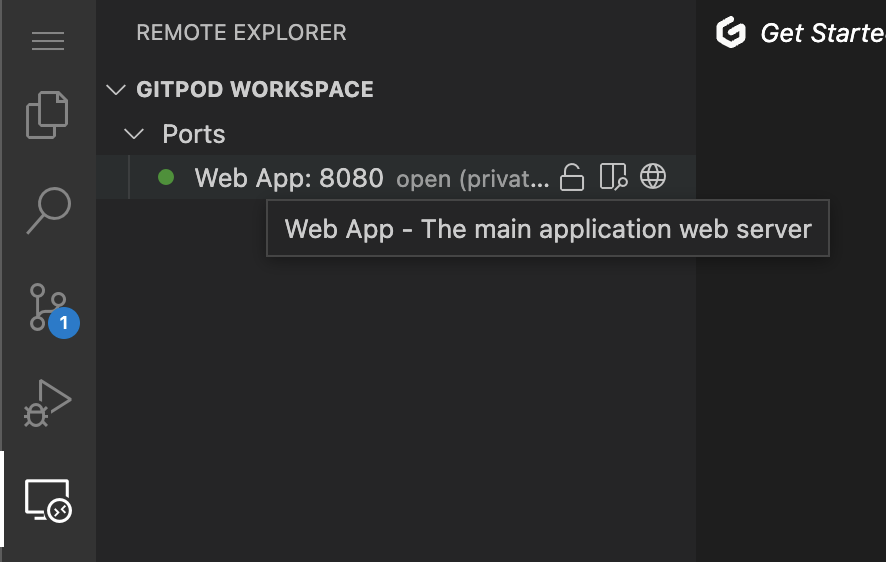 Display port name and description on vscode Remote Explorer